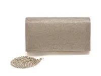 Geanta ALDO argintie, FAHARI 040, din material textil