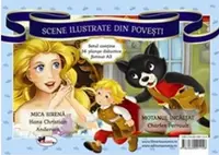 Scene ilustrate din povesti. Mica Sirena + Motanul Incaltat