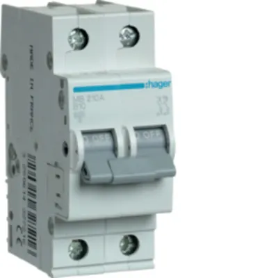 Disjunctor 2P, 13A, 6kA, B, 2M