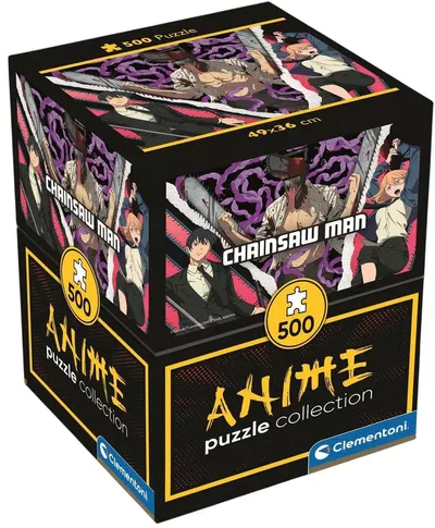 Puzzle Clementoni din 500 piese - Chainsaw Man, opțiunea 1