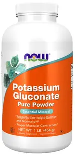 Potassium Gluconate Pure Powder, 454 g, Now