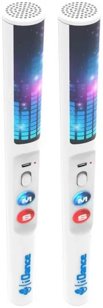 Bețe de tobe luminoase pentru copii iDance - Freedom Solo, alb