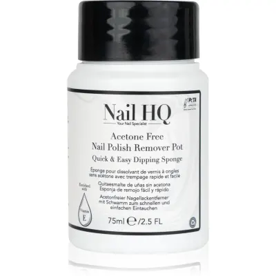 Nail HQ Acetone Free dizolvant pentru oja fara acetona 75 ml