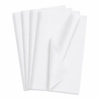 Hârtie de mătase pentru ambalat (set 10 buc) - Alb
