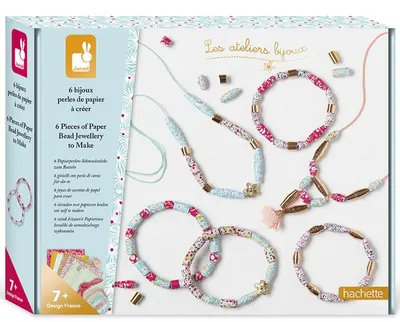 Janod Jewellery Making Kit - Perle de hârtie