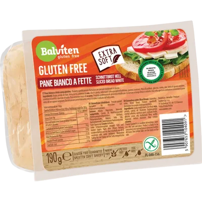 Paine mic dejun feliata alba fara gluten, 190g, Balviten