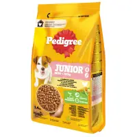 Pedigree hrana uscata cu pasare si legume pentru caini juniori de talie mica 1.4kg 1.4kg