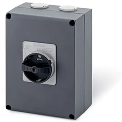 Intrerupator separatorn80A 4P IP66 150x210x107mm Y2 IK10 GENERAL GREY/BLACK