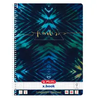 Caiet cu spira A4, 80 file, New Batik Fearless, Herlitz