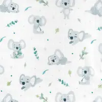 Paturica mutifunctionala Bocioland Koala 120x120 cm ,tesatura din fibre de bambus super absorbant, suprafata catifelata, utilizare caruciorpatutscaun auto,material respirabil, certificat OEKO-TEX