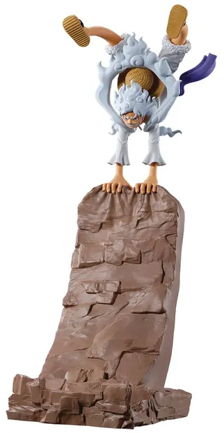 Statuetă Banpresto Animation: One Piece - Monkey D. Luffy (Gear 5) (Support), 14 cm
