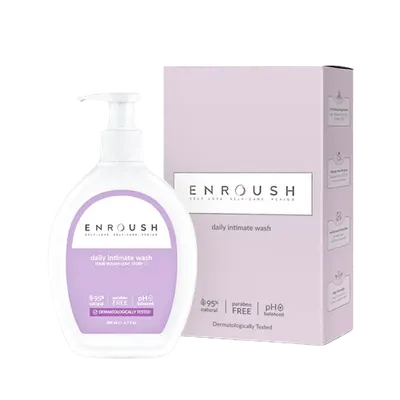 Gel intim natural & antibacterian, 200ml, Enroush