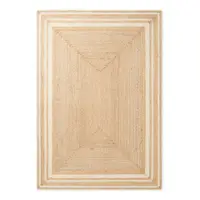 Covor crem/în culoare naturală reversibil/țesut manual din iută 80x150 cm Looma – Hanse Home