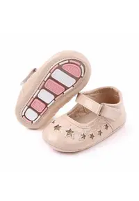 Pantofi Model AL 15923 Stelute - Piele lacuita - Crem - Crem