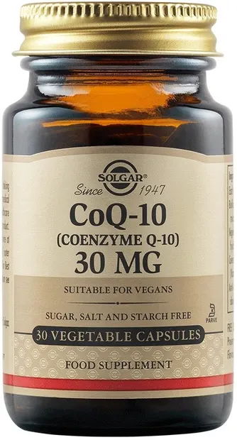 CoQ-10, 30 mg, 30 capsule vegetale, Solgar