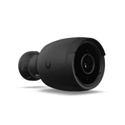 Camera supraveghere IP exterior LPR Ubiquiti G6 Bullet UVC, 4K, IR 30 m, microfon, permite recunoastere faciala si numere inmatriculare, PoE, negru