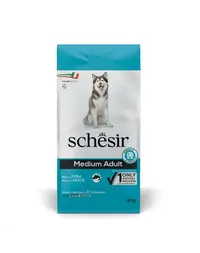 Hrană câini talie medie SCHESIR Original Medium Adult 12 kg cu pește