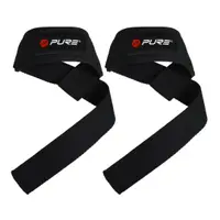 Set curele de ridicare Pure 2 Improve, Negru, 60x4 cm – Suport maxim pentru antrenamentele tale de forță