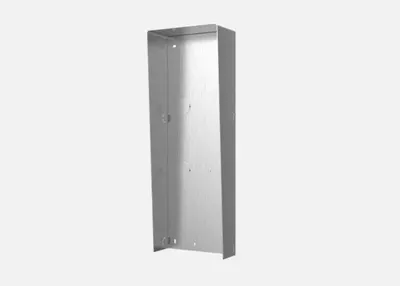 Protectie ploaie pentru 3 module de videointerfon Hikvision DS-KABD8003- RS3/S, material otel inoxidabil, montaj aplicat, dimens