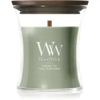 Woodwick Verdant Fig lumânare parfumată cu fitil din lemn 85 g