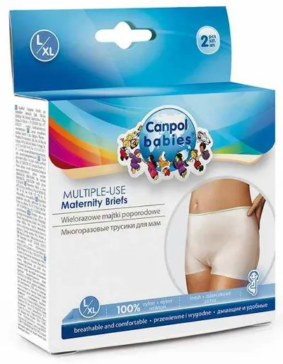 Chiloti maternitate de unica folosinta Canpol - marimea L/XL - 2 buc.