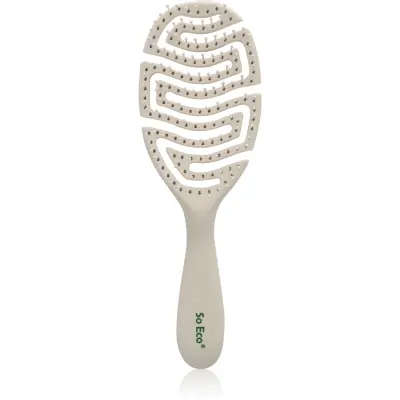 So Eco Flexi Curve Detangling Brush perie ovală pentru par usor de pieptanat 1 buc