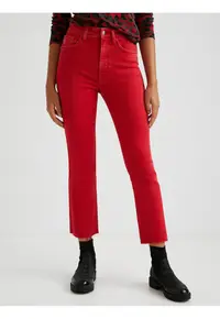 Blugi bootcut cu buzunare -