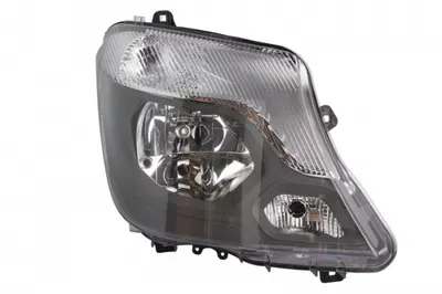 Far dreapta (H7, reglaj electric, cu motoras, fundal cromat, fundal transparent) MERCEDES SPRINTER 3,5-T (906), SPRINTER 3-T (906), SPRINTER 4,6-T (906) dupa 2013