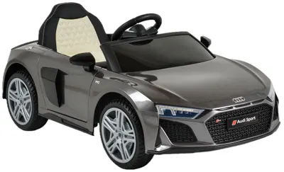 Mașină cu baterie Audi - R8 Spyder, gri metalizat
