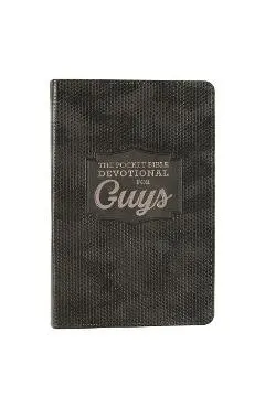 Pocket Bible Devotional for Guys Faux Leather