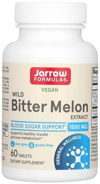 Wild Bitter Melon Extract, 1500 mg, 60 tablete, Jarrow Formulas