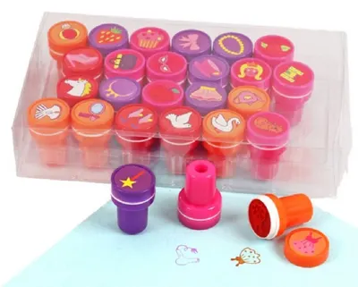 Stampile colorate Foska - 26 bucati