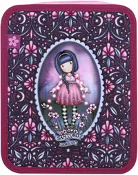 Penar cu rechizite Santoro Gorjuss In The Forest - Fairy Dusk, 2 fermoare