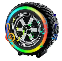 Boxa portabila G2389 cu led RGB model roata 10W