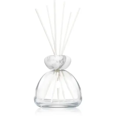 Millefiori Air Design Marble Glass Clear aroma difuzor fara rezerva White Cap 1 buc