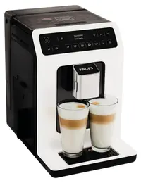 Automat de cafea Krups - Evidence EA890110, 1450W, 15 bar, 2,3 l, alb/negru