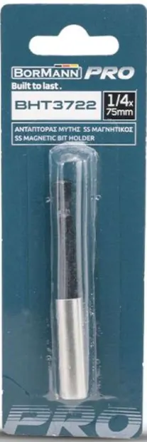 Suport magnetic pentru biți Bormann – Pro BHT3722, 1/4", 75 mm