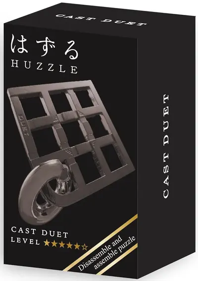 Puzzle mecanic - Mini Huzzle Duet - Black