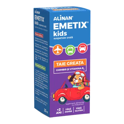 Alinan Emetix kids suspensie orala, 20ml, Fiterman