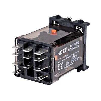 Releu de putere 3CC 230Vc.a. 16A, orizontal, AMP Faston 250