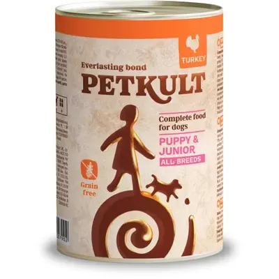 Hrana Umeda Caini, Petkult Dog Junior Curcan, 400 g