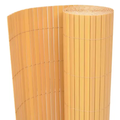 vidaXL Gard de Grădină Galben 150 x 500 cm PVC