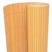 vidaXL Gard de Grădină Galben 150 x 500 cm PVC