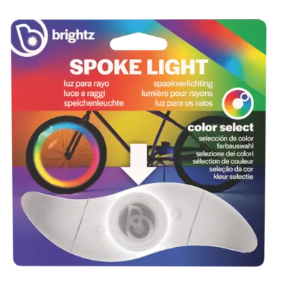 Lumina LED colorata clip-on RBG pentru spite, SpokeBrightz