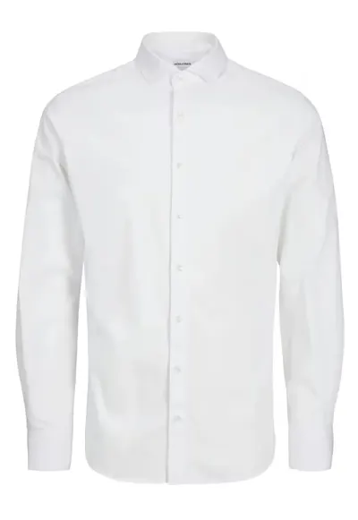 Camasa barbati cu maneca lunga - JPRBLAJAXON - Slim Fit - Alb
