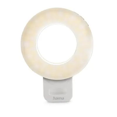 Lampă LED ring Hama – ToGo, 3 moduri, albă