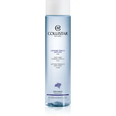 Collistar Cleansing Anti-age Toning Lotion Face solutie tonica cu efect de iluminare cu efect antirid 250 ml