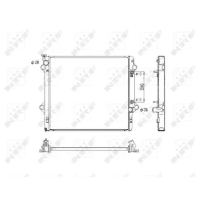 Radiator, racire motor NRF 53575