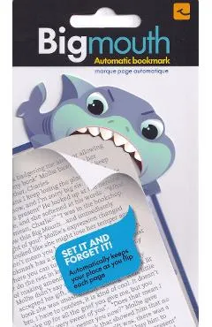 Semn de carte colt pagina: Rechin. Big mouth baby shark