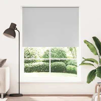 vidaXL Jaluzea opacă 164,4x230 cm, lățime material 160 cm, gri